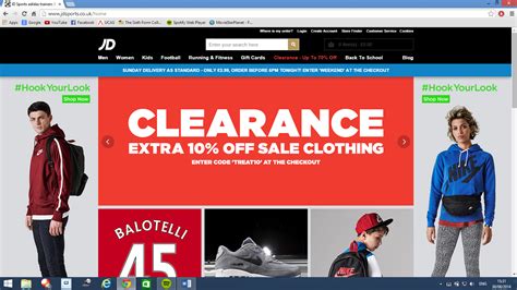 jd sports website.